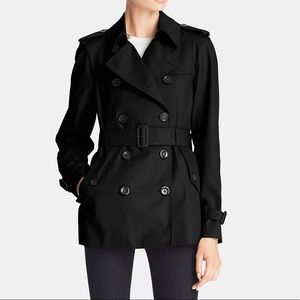 🆕 Coach Short Trench Coat in Black Medium